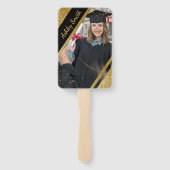 eleganter Abschluss Hand Fan Fächer (Rückseite)