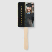 eleganter Abschluss Hand Fan Fächer (Rückseite)