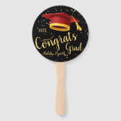 eleganter Abschluss Hand Fan Fächer (Vorderseite)