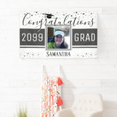 Eleganter Abschluss Herzlichen Glückwunsch Foto Gr Banner (Insitu)