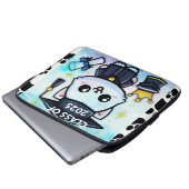 Eleganter Abschluss Kitty Laptopschutzhülle (Vorne Knopf)