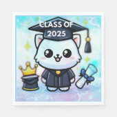 Eleganter Abschluss Kitty Serviette (Vorderseite)