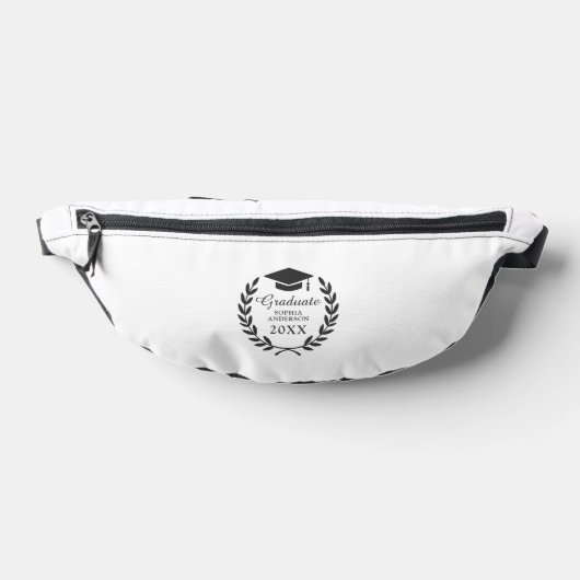 Eleganter Abschluss Laurel Wreath Modernes Minimal Bauchtasche (Ablage )