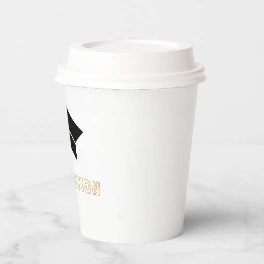 eleganter Abschluss Pappbecher (Links)