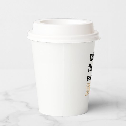 eleganter Abschluss Pappbecher (Rechts)