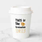 eleganter Abschluss Pappbecher (Vorderseite)