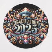 Eleganter Abschluss Variety 2025 Etiketten (Design 2)