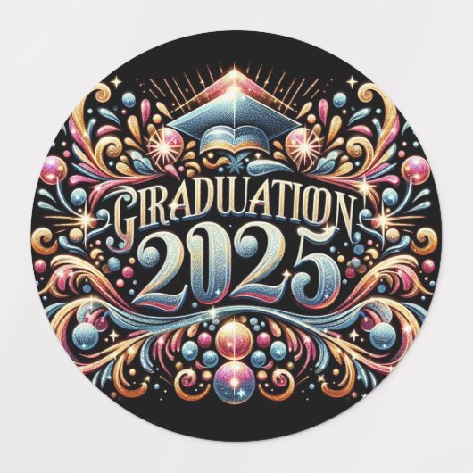 Eleganter Abschluss Variety 2025 Etiketten (Design 2)