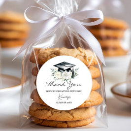 Eleganter Abschluss Vielen Dank Sticker - Black Ca