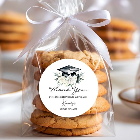 Eleganter Abschluss Vielen Dank Sticker - Black Ca