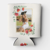 Eleganter Abschluss Wasserfarben  Pool Party Dosenkühler (Vorderseite)