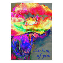 Eleganter abstrakt-gelber Rosa-Blume-Mohn