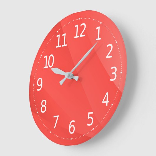 Eleganter Abstrakt geometrischer Hintergrund | Große Wanduhr (Winkel)