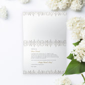 Eleganter Abstrakter Blumenhaar - Frauentag Dankeskarte