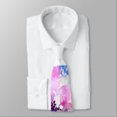Eleganter abstrakter Blumenhintergrund Krawatte (Gebunden)