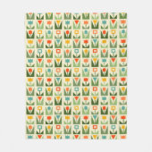 Eleganter Abstrakter Frühling Fleecedecke (Vorderseite)