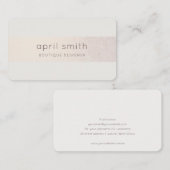 Eleganter Abstrakter Gold Lila Watercolor Glitzer Visitenkarte (Vorne/Hinten)