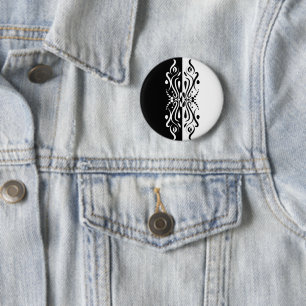 Eleganter Abstrakter Harlequin-Stil Button