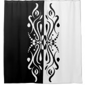 Eleganter Abstrakter Harlequin-Stil Duschvorhang (Vorderseite)