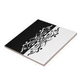 Eleganter Abstrakter Harlequin-Stil Fliese (Seite)