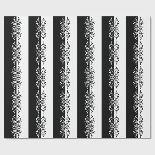 Eleganter Abstrakter Harlequin-Stil Geschenkpapier (Flach)