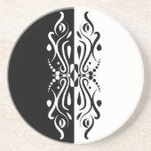 Eleganter Abstrakter Harlequin-Stil Getränkeuntersetzer (Vorne)