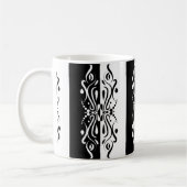 Eleganter Abstrakter Harlequin-Stil Kaffeetasse (Links)