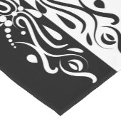 Eleganter Abstrakter Harlequin-Stil Kurzer Tischläufer (Ecke)