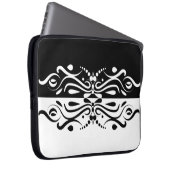 Eleganter Abstrakter Harlequin-Stil Laptopschutzhülle (Vorne Rechts)