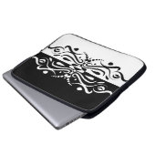 Eleganter Abstrakter Harlequin-Stil Laptopschutzhülle (Vorne Knopf)