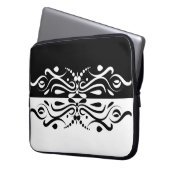 Eleganter Abstrakter Harlequin-Stil Laptopschutzhülle (Vorderseite Links)