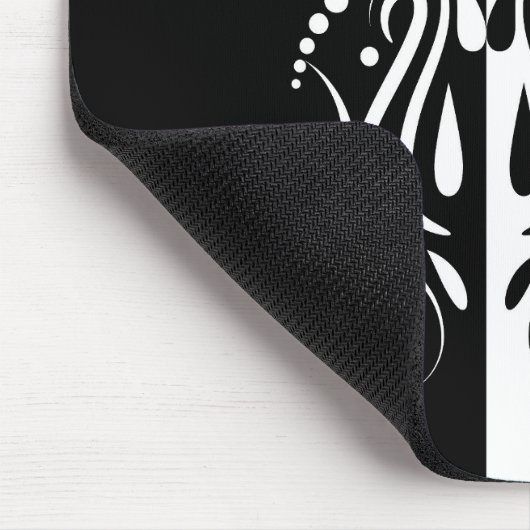 Eleganter Abstrakter Harlequin-Stil Mousepad (Ecke)