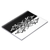 Eleganter Abstrakter Harlequin-Stil Notizblock (Linke Seite)