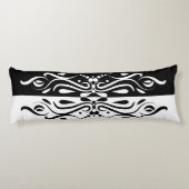 Eleganter Abstrakter Harlequin-Stil Seitenschläferkissen (Rückseite)