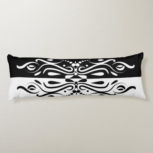 Eleganter Abstrakter Harlequin-Stil Seitenschläferkissen (Rückseite)