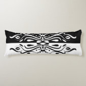 Eleganter Abstrakter Harlequin-Stil Seitenschläferkissen (Vorderseite)