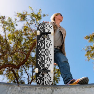 Eleganter Abstrakter Harlequin-Stil Skateboard