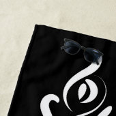 Eleganter Abstrakter Harlequin-Stil Strandtuch (Beispiel)