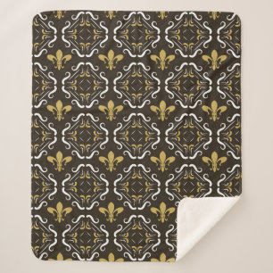 Eleganter Abstrakter Hintergrund. Nahtlose Geometr Sherpadecke