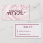 Eleganter Abstrakter Marmor | Visitenkarte (Vorne/Hinten)