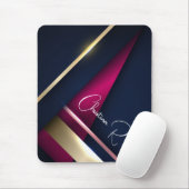 Eleganter Abstrakter Name Mousepad (Mit Mouse)