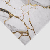 Eleganter abstrakter, schwarz-weißer Marmorstein Seidenpapier (Ausschnitt)