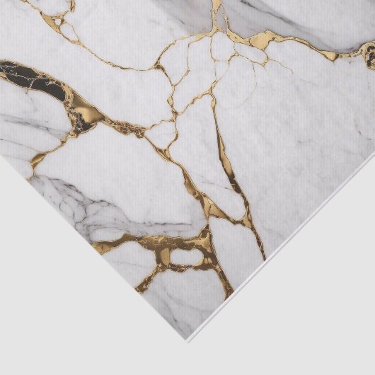 Eleganter abstrakter, schwarz-weißer Marmorstein Seidenpapier (Ausschnitt)