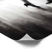 Eleganter Abstrakter Swing Dance Poster (Ecke)