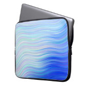 Eleganter, Abstrakter Waves Laptop-Sieb Laptopschutzhülle (Vorderseite Links)