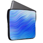 Eleganter, Abstrakter Waves Laptop-Sieb Laptopschutzhülle (Vorne Rechts)
