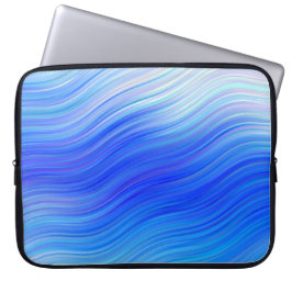 Eleganter, Abstrakter Waves Laptop-Sieb Laptopschutzhülle