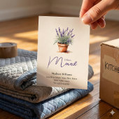 Eleganter Adresswechsel | Ankündigung der Beförder Postkarte