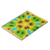 Eleganter afrikanischer Spider Motif Vektorgrafik Notizblock (Linke Seite)