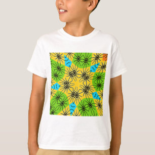 Eleganter afrikanischer Spider Motif Vektorgrafik T-Shirt